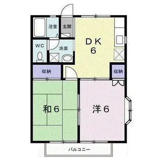 笠原コーポB【2階】の間取り