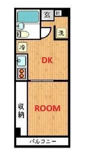 ハイツリヴァ・スター【4階】の間取り