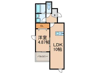 VIRIO合川【3階】の間取り