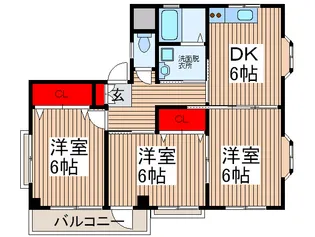 パインコ-ト【2階】の間取り