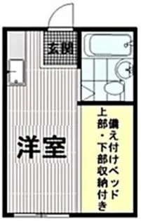矢口第10コーポ【2階】の間取り