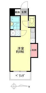 サザンブライト大手町【2階】の間取り