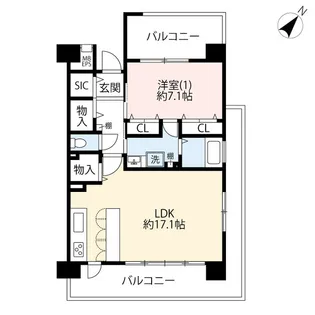 URひばりが丘パークヒルズ【10階】の間取り