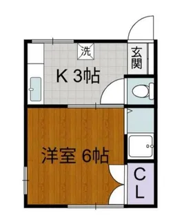 アメニティ中野坂上【1階】の間取り