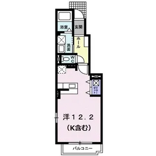 ノヴェール新幸II【1階】の間取り
