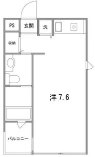 クインズビル【4階】の間取り