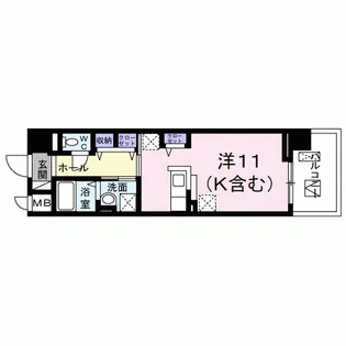 ヴォロンティエ【2階】の間取り