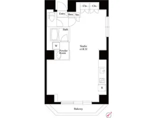 レジデンス1870【5階】の間取り