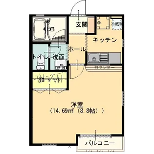 アヴァンセ・イシハラ【2階】の間取り