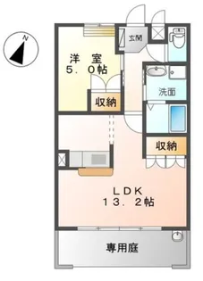 フォーシーズンフォレスト【1階】の間取り