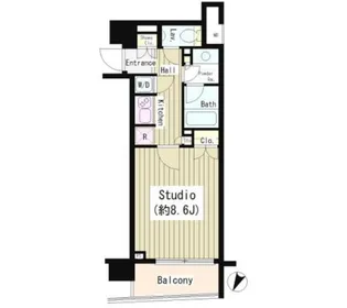 コクヨーレ日本橋【4階】の間取り