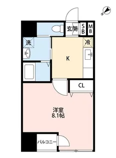 Seres桜町【2階】の間取り