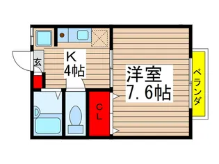 サン・イ-スト【1階】の間取り