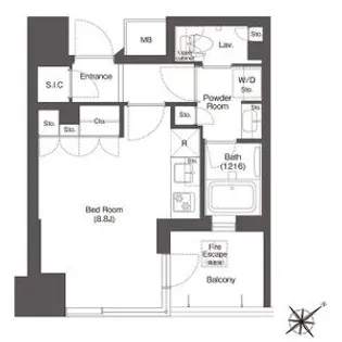コンフォリア新中野【3階】の間取り