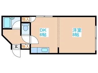 メゾン中島【4階】の間取り
