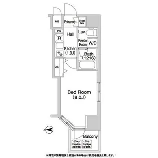 コンフォリア浅草橋DEUX【6階】の間取り