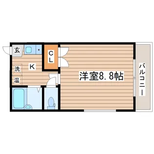 Brio Teracce 泉中央【2階】の間取り