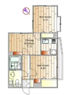 マイキャッスル田園調布【4階】の間取り