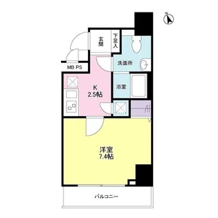 RAFFINE TERRACE【6階】の間取り