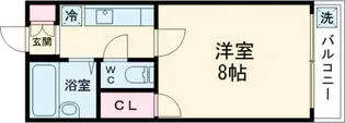 グリーンフィールド【2階】の間取り