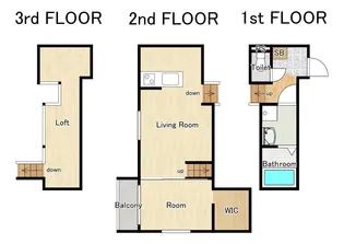 LFB APARTMENT藤光【2階】の間取り