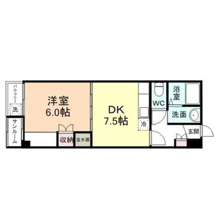 Agrost Tower富山駅前【5階】の間取り