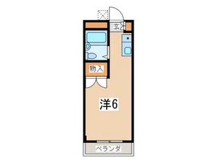 コーポ常盤A棟【2階】の間取り