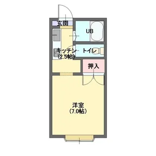 ベルシオン四季【1階】の間取り