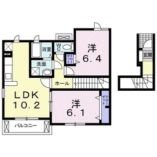 ブライト ソフトリー【2階】の間取り