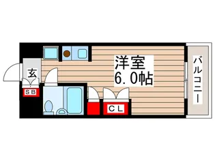 ニューガイアリルーム葛西駅南NO20【4階】の間取り