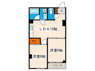 山田ビル【2階】の間取り