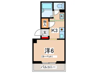 サンコート梨花【3階】の間取り