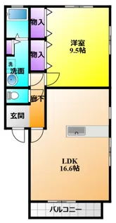 ルネッサンス桜台EAST【1階】の間取り