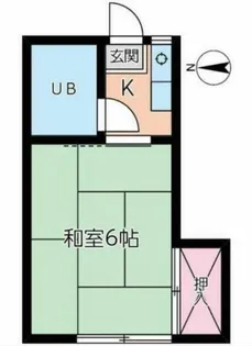 コーポ“イシハラ”【2階】の間取り