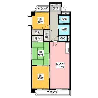 ル プラン【3階】の間取り