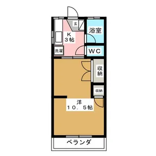 クラカタコーポ【2階】の間取り