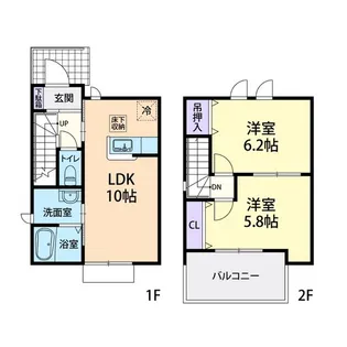 Vouivre Kurenai(ヴィーブル紅)の間取り