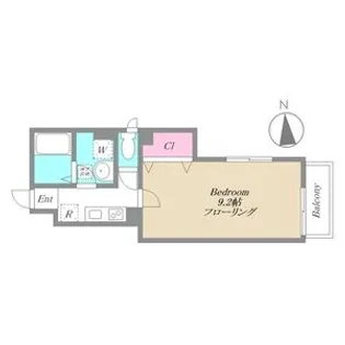 KIHACHI RESIDENCE【1階】の間取り