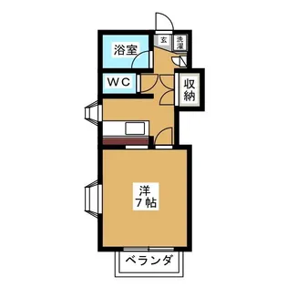 ホワイトヴィラ【1階】の間取り