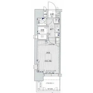エステムコート御所南II【4階】の間取り