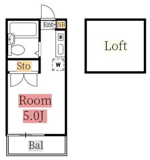 ロティードゥ【2階】の間取り