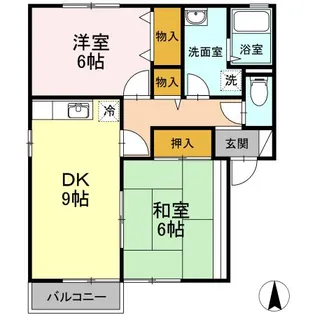 ボナールA【1階】の間取り