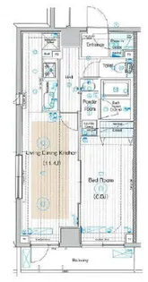 ブライズ多摩川TRE【8階】の間取り