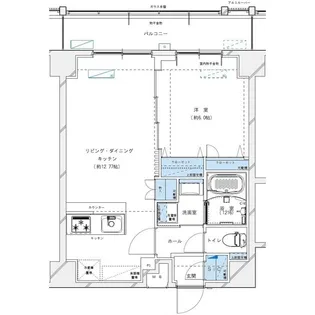 レジデンツア西神奈川【8階】の間取り