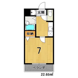 famille北清【3階】の間取り