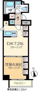 パークハビオ門前仲町【12階】の間取り