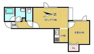 ユニオンライフ【3階】の間取り