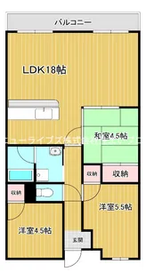 カームウイング【1階】の間取り