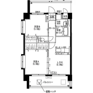 ラポルテの間取り