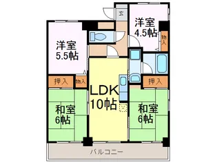 ダイワプラザ古河【7階】の間取り